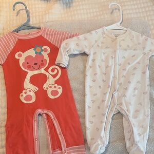 Polo by Ralph Lauren Red and White Kids One Pieces